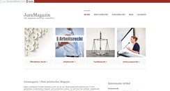 Desktop Screenshot of juramagazin.de